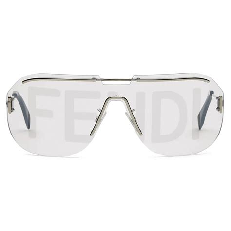 fendi sunglasses silver|fendi unisex sunglasses.